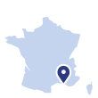 Position géographique de l'aire