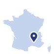 Position géographique de l'aire